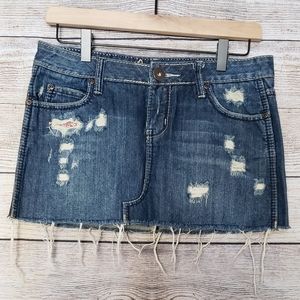 Amethyst Jean skirt.